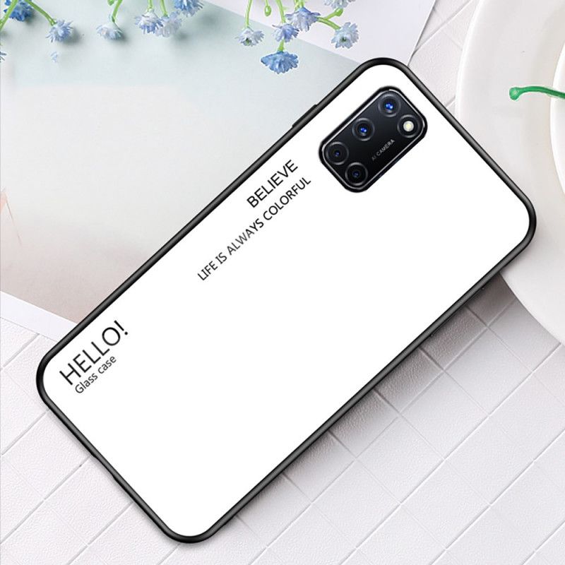 Coque Oppo A72 Verre Trempé Hello