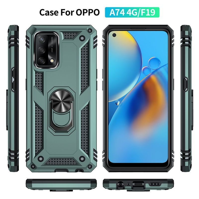 Coque Oppo A74 4G Anneau Premium