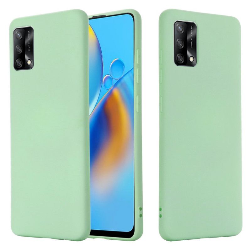 Coque Oppo A74 4G Silicone Liquide Avec Lanière