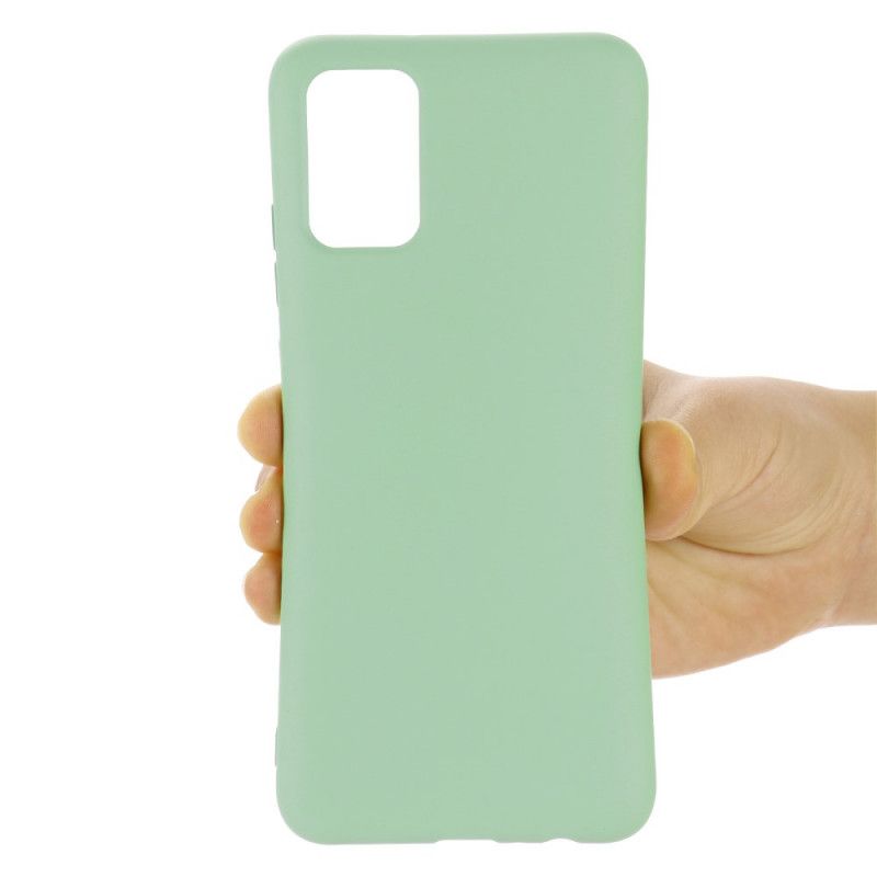 Coque Oppo A74 4G Silicone Liquide Avec Lanière