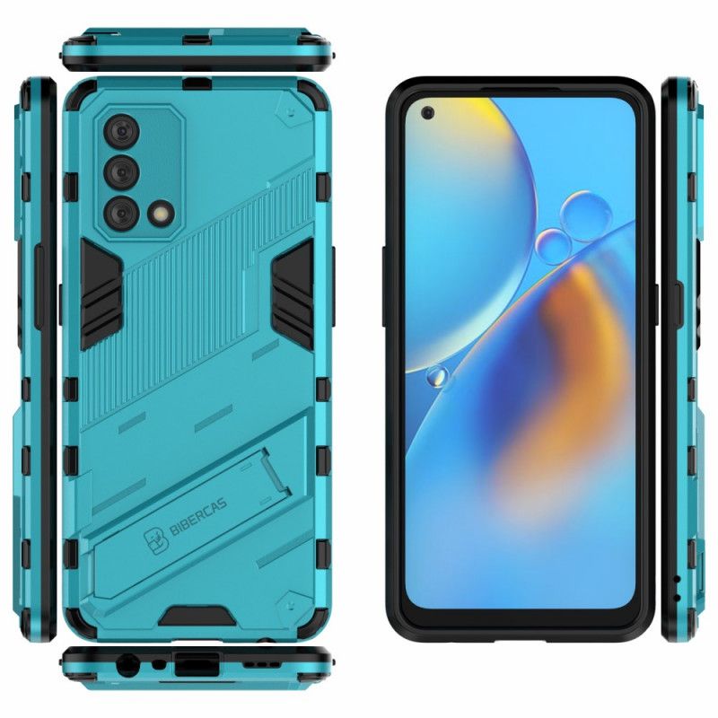 Coque Oppo A74 4G Support Amovible Deux Positions Mains Libres