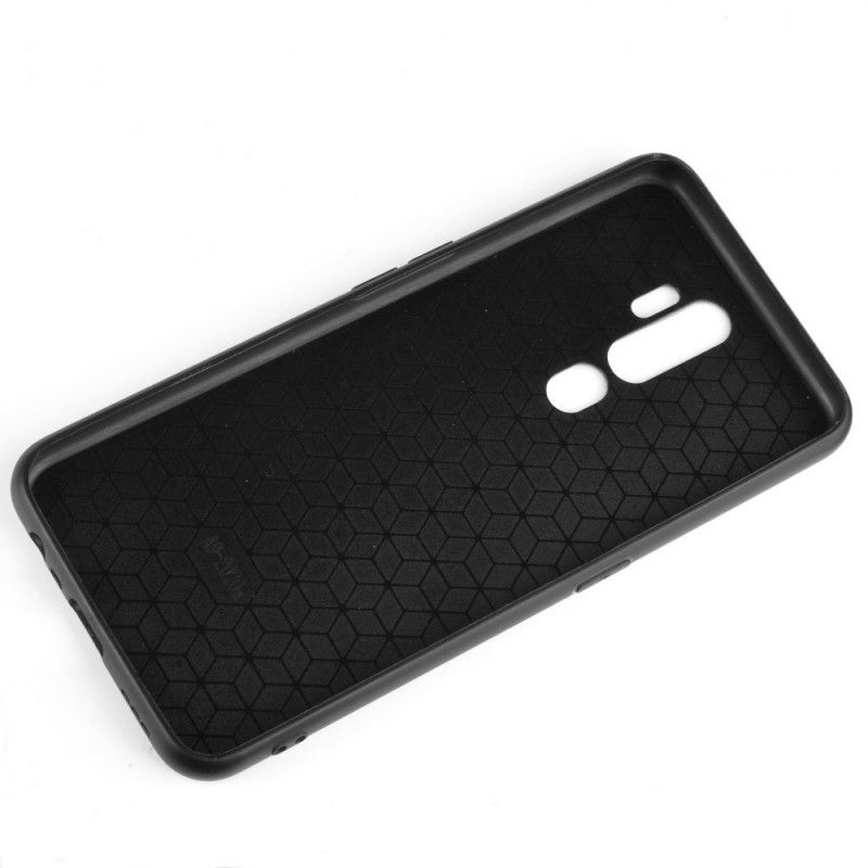 Coque Oppo A9 2020 / A5 2020 Effet Cuir Coutures
