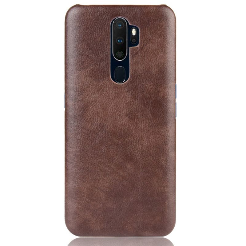 Coque Oppo A9 2020 / A5 2020 Effet Cuir Litchi