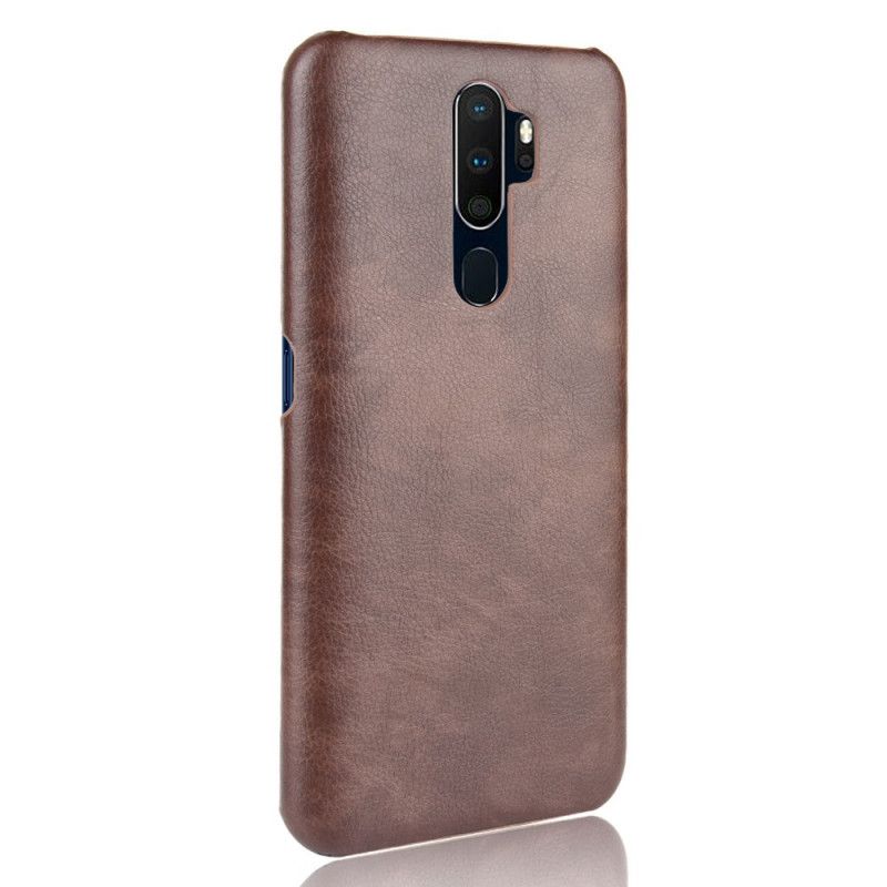 Coque Oppo A9 2020 / A5 2020 Effet Cuir Litchi