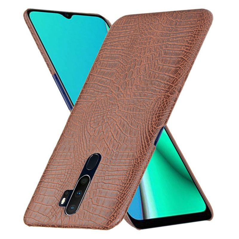 Coque Oppo A9 2020 / A5 2020 Style Peau De Crocodile