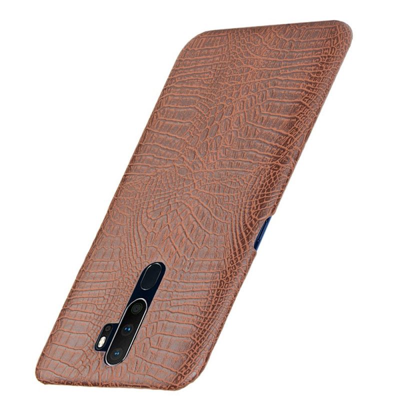 Coque Oppo A9 2020 / A5 2020 Style Peau De Crocodile