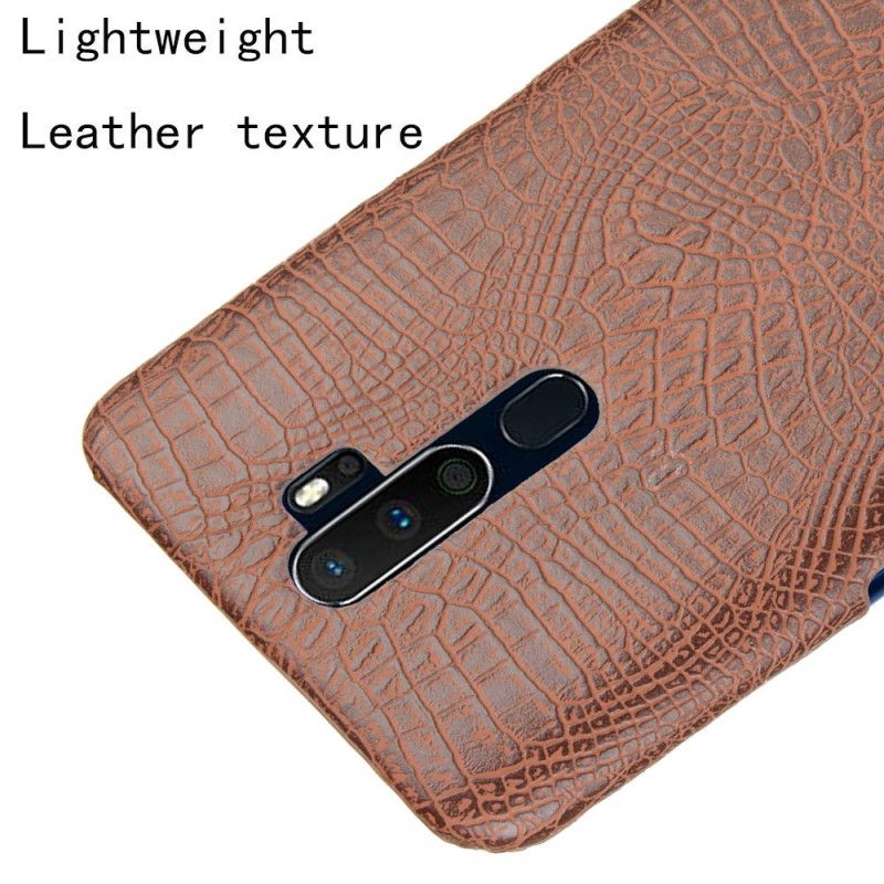 Coque Oppo A9 2020 / A5 2020 Style Peau De Crocodile