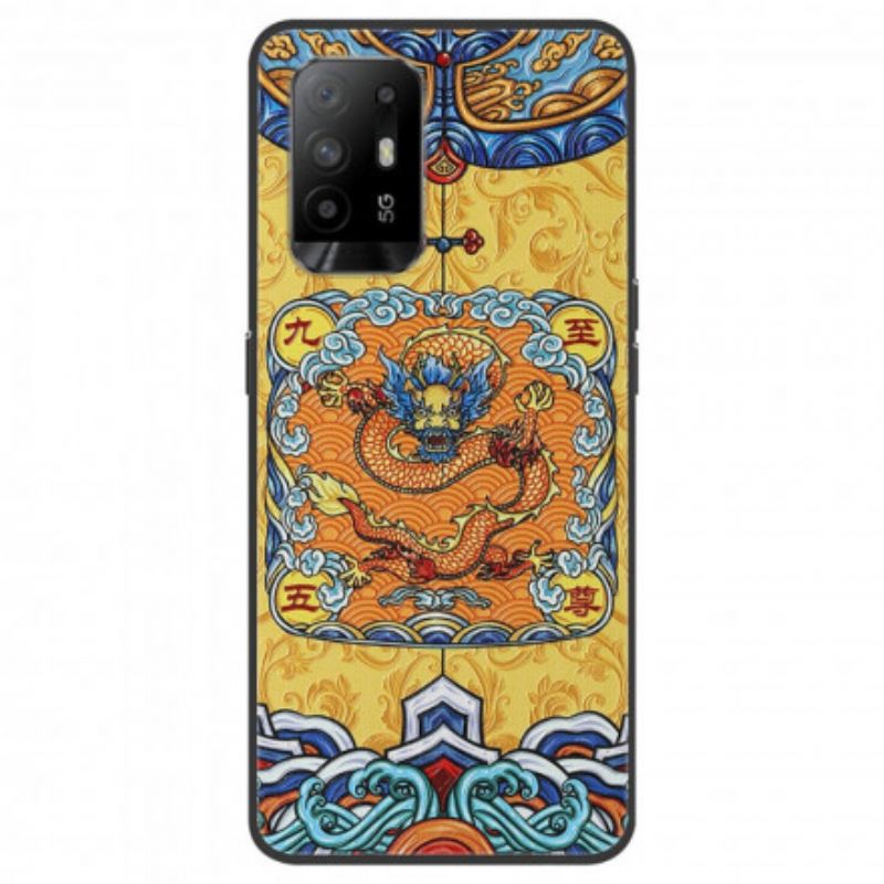 Coque Oppo A94 5G Dragon Asiatique