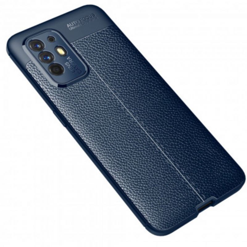 Coque Oppo A94 5G Effet Cuir Litchi