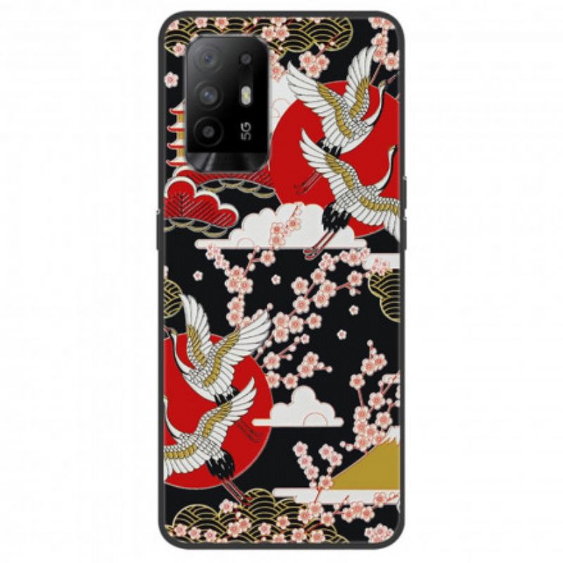 Coque Oppo A94 5G Oiseaux Asiatiques