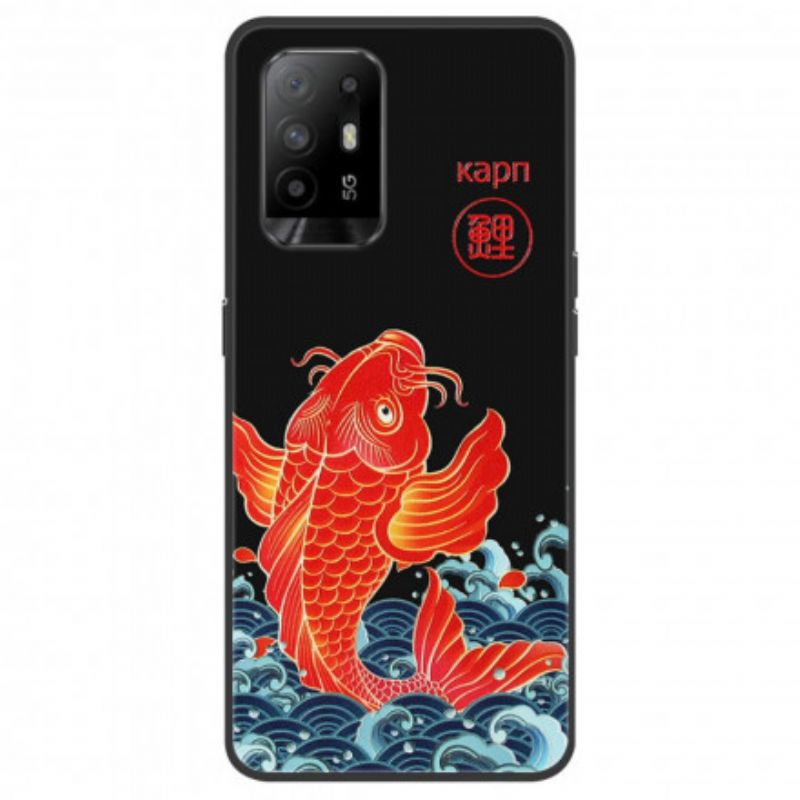 Coque Oppo A94 5G Poissons Rouges