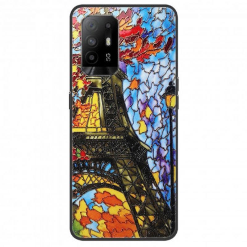 Coque Oppo A94 5G Tour Eiffel Design