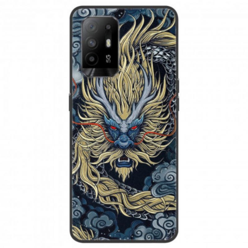 Coque Oppo A94 5G Vieux Dragon Asiatique