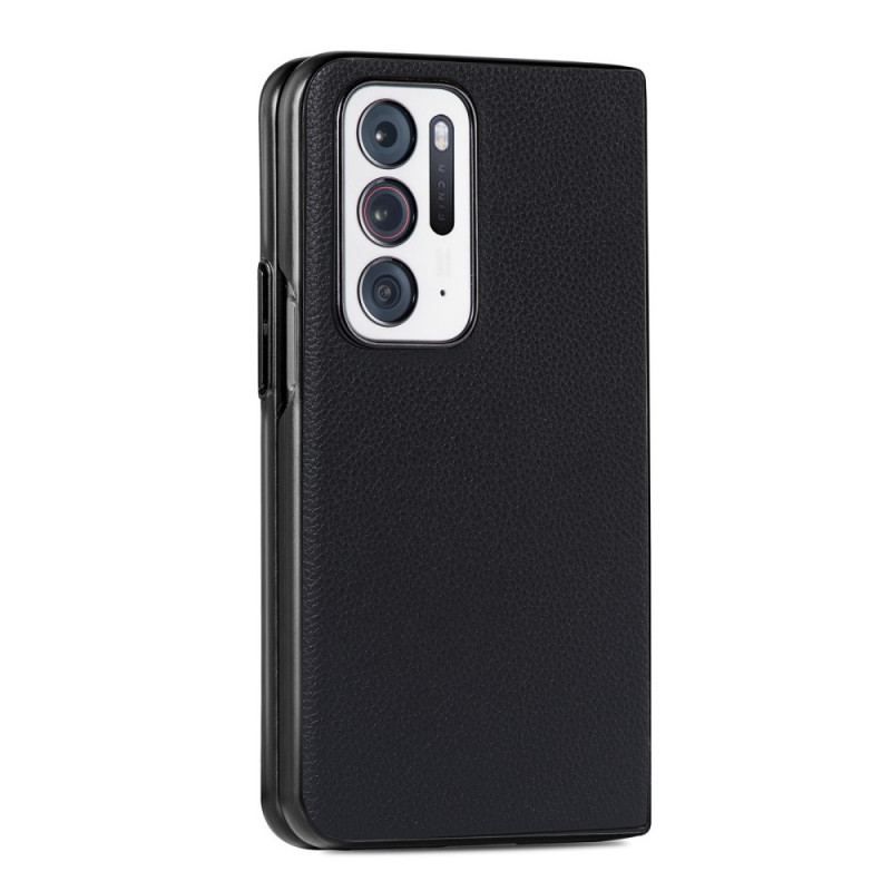 Coque Oppo Find N Effet Cuir Litchi