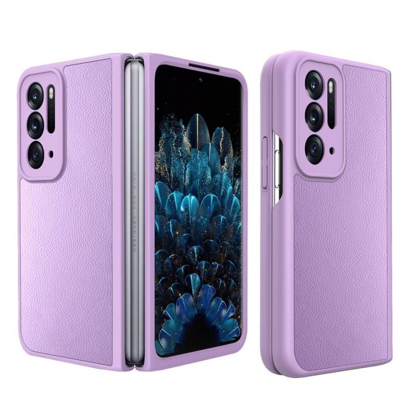 Coque Oppo Find N Style Cuir Litchi avec Protecteur Écran