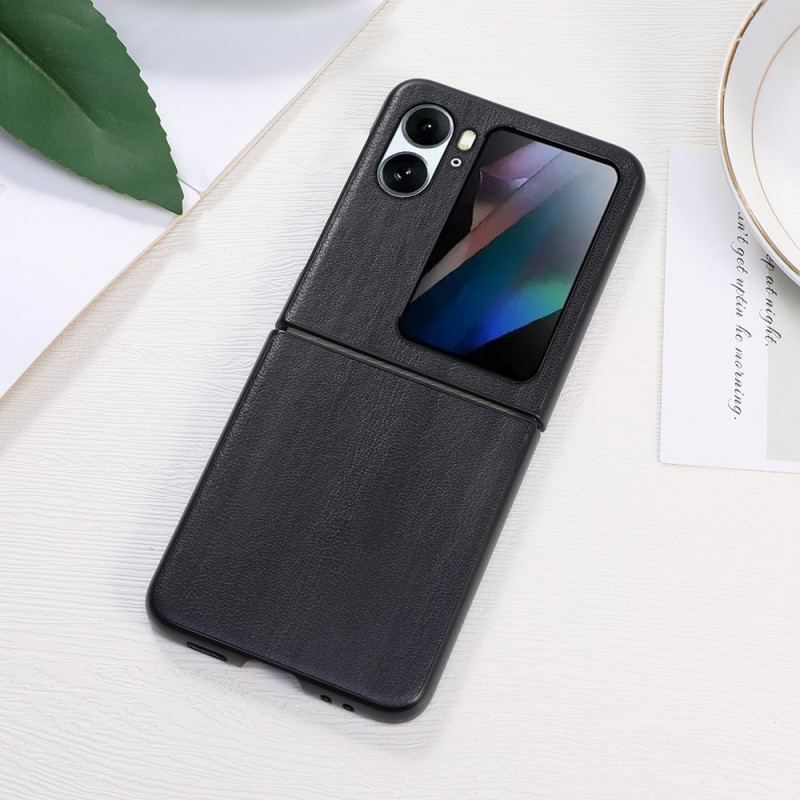 Coque Oppo Find N2 Flip Effet Cuir