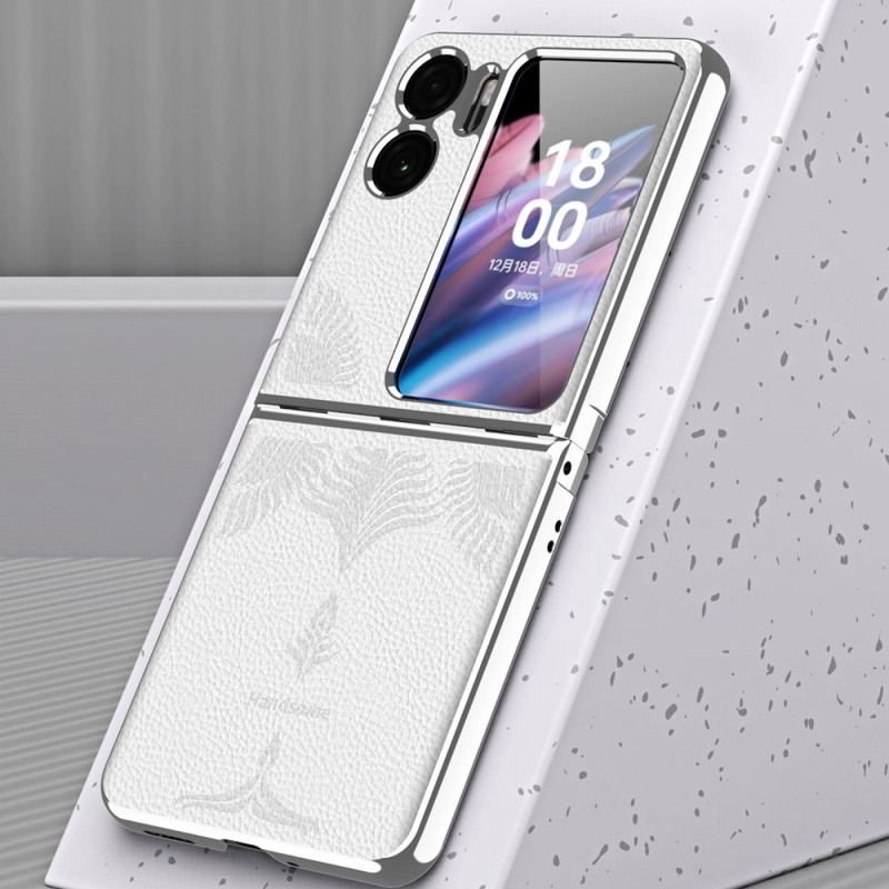 Coque Oppo Find N2 Flip Style Cuir Litchi