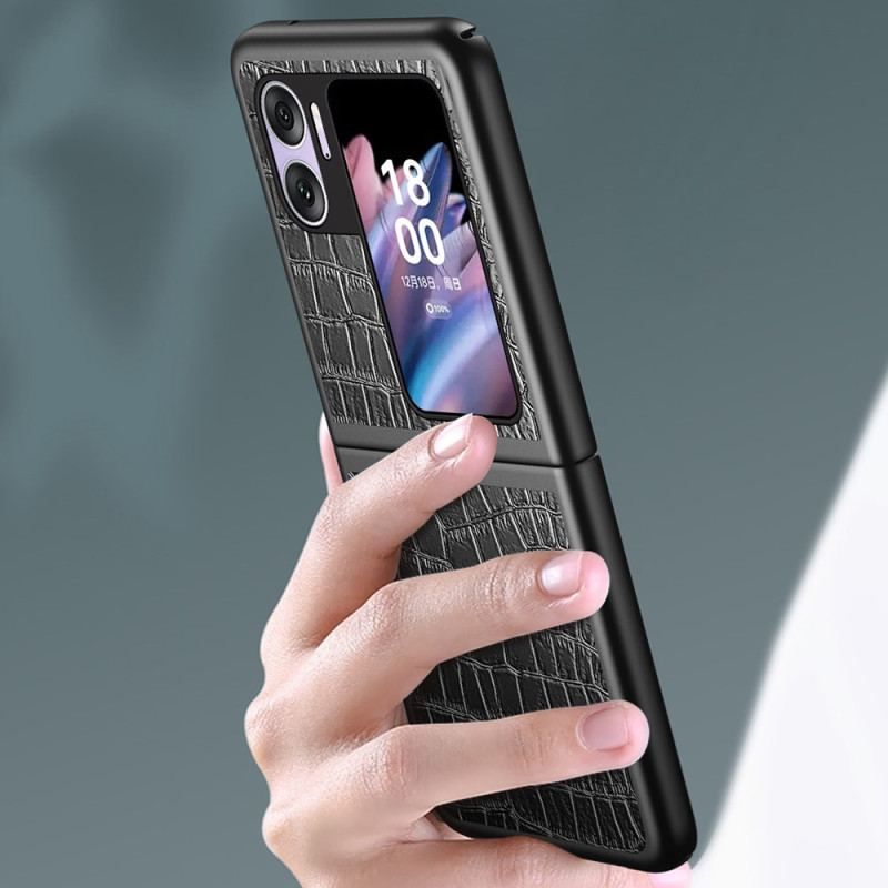 Coque Oppo Find N2 Flip Texture Crocodile