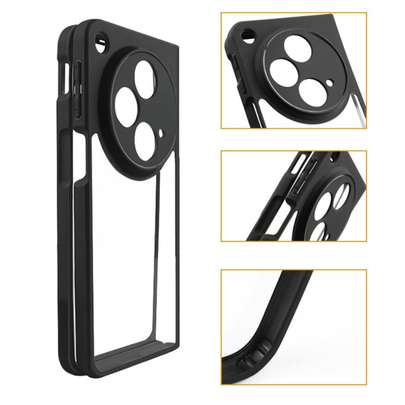 Coque Oppo Find N3 5G Transparente avec Contours Noir