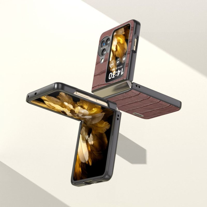Coque Oppo Find N3 Flip Effet Crocodile ABEEL