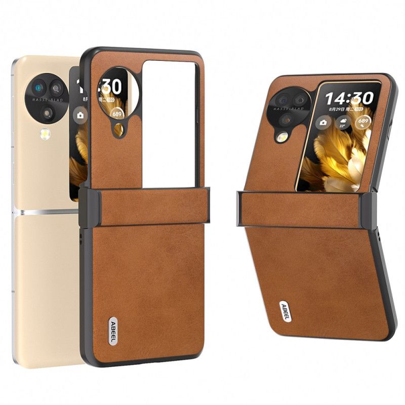Coque Oppo Find N3 Flip Effet Cuir ABEEL