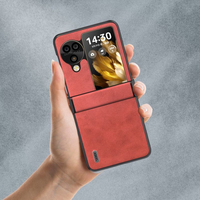 Coque Oppo Find N3 Flip Effet Cuir ABEEL