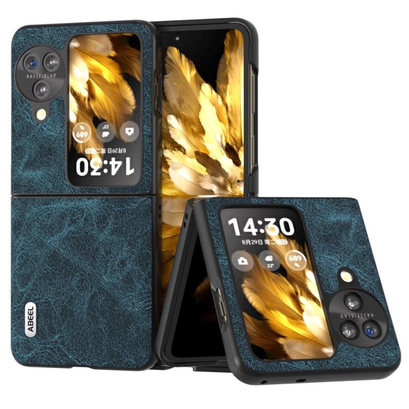 Coque Oppo Find N3 Flip Effet Cuir Vintage ABEEL