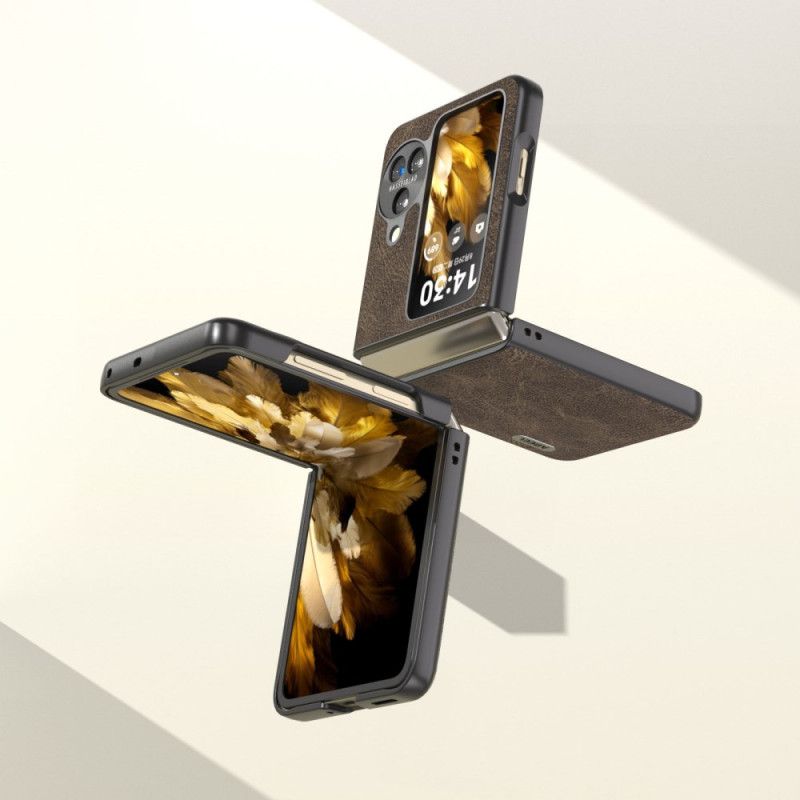 Coque Oppo Find N3 Flip Effet Cuir Vintage ABEEL