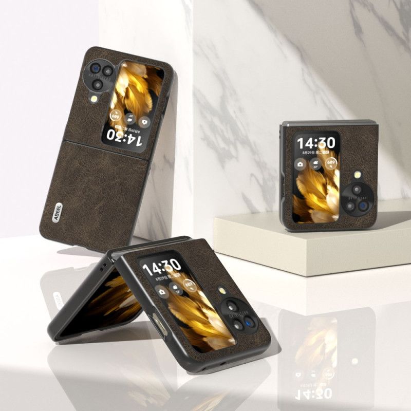 Coque Oppo Find N3 Flip Effet Cuir Vintage ABEEL