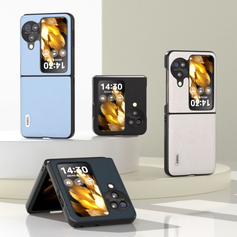 Coque Oppo Find N3 Flip Style Cuir Texturé ABEEL