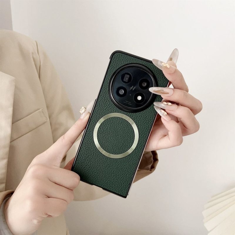 Coque Oppo Find N5 5G Compatible MagSafe Simili Cuir