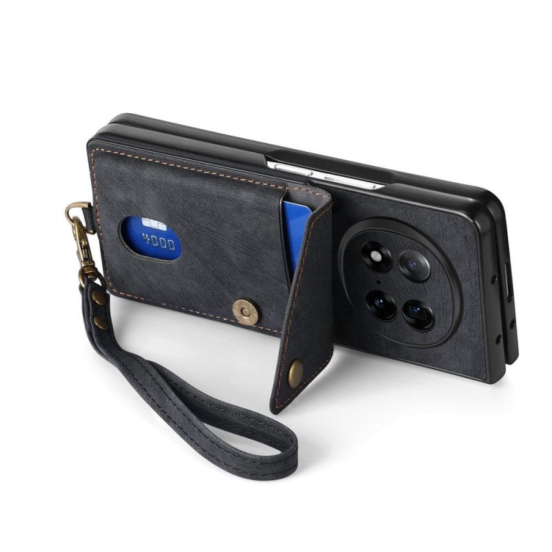 Coque Oppo Find N5 5G Porte-Cartes et Support