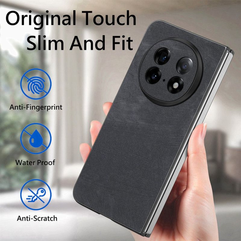 Coque Oppo Find N5 Cuir Rétro