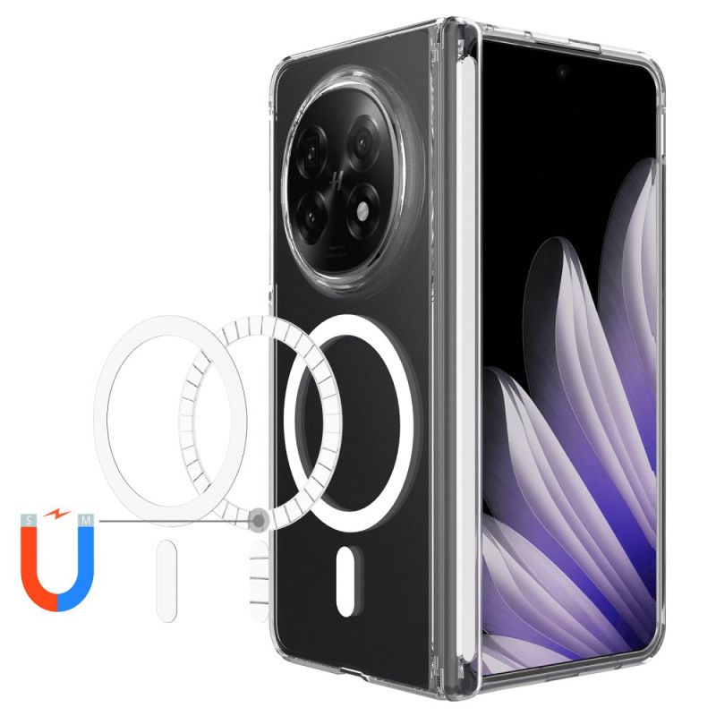 Coque Oppo Find N5 Transparente Magnétique