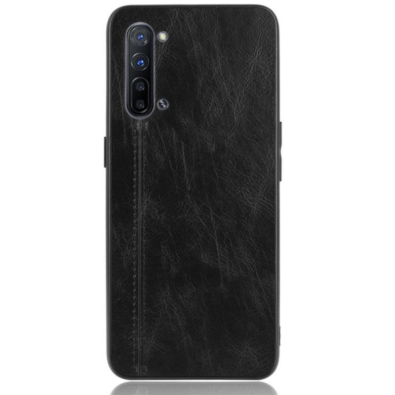 Coque Oppo Find X2 Lite Style Cuir Coutures