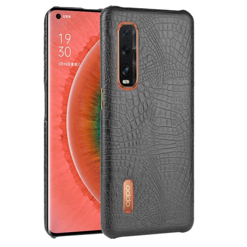 Coque Oppo Find X2 Pro Effet Peau De Crocodile