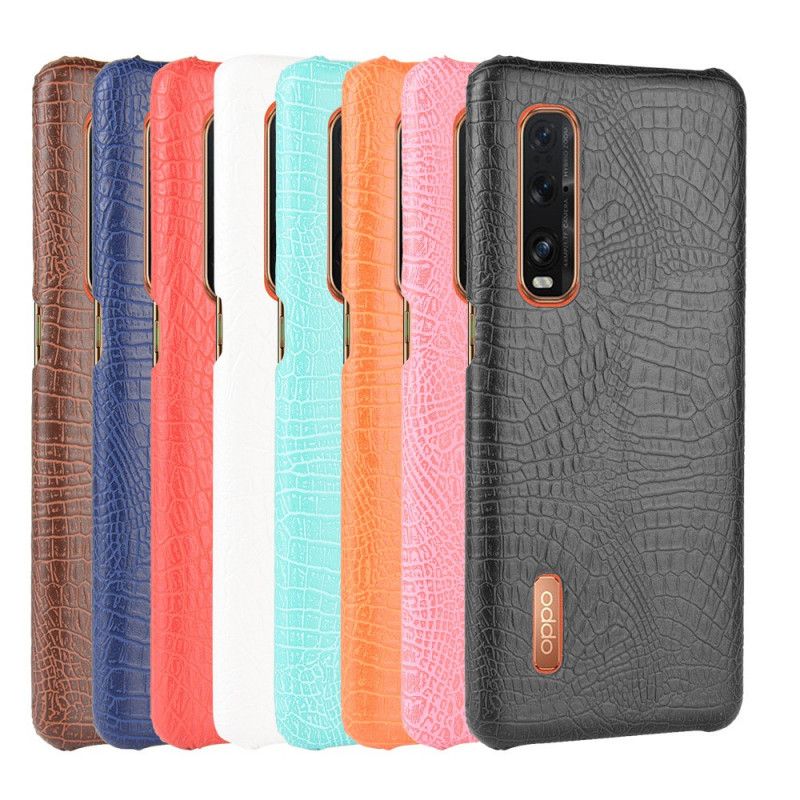 Coque Oppo Find X2 Pro Effet Peau De Crocodile