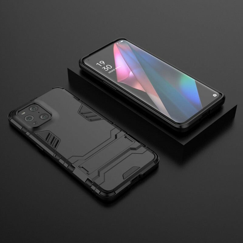 Coque Oppo Find X3 / X3 Pro Résistante Languette