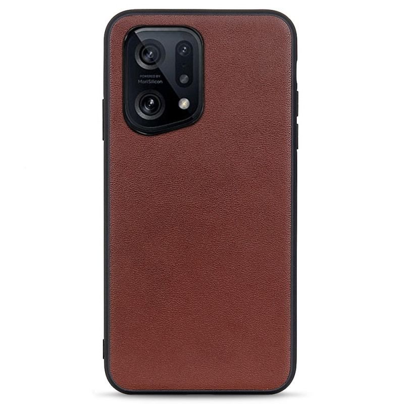 Coque Oppo Find X5 Cuir