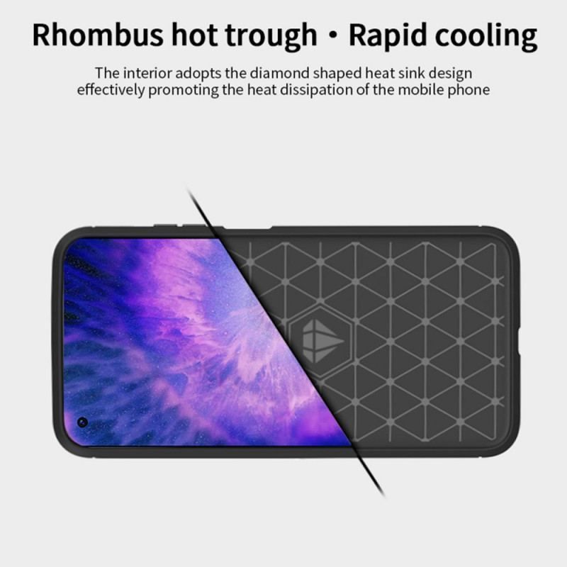 Coque Oppo Find X5 Fibre Carbone Brossée MOFI