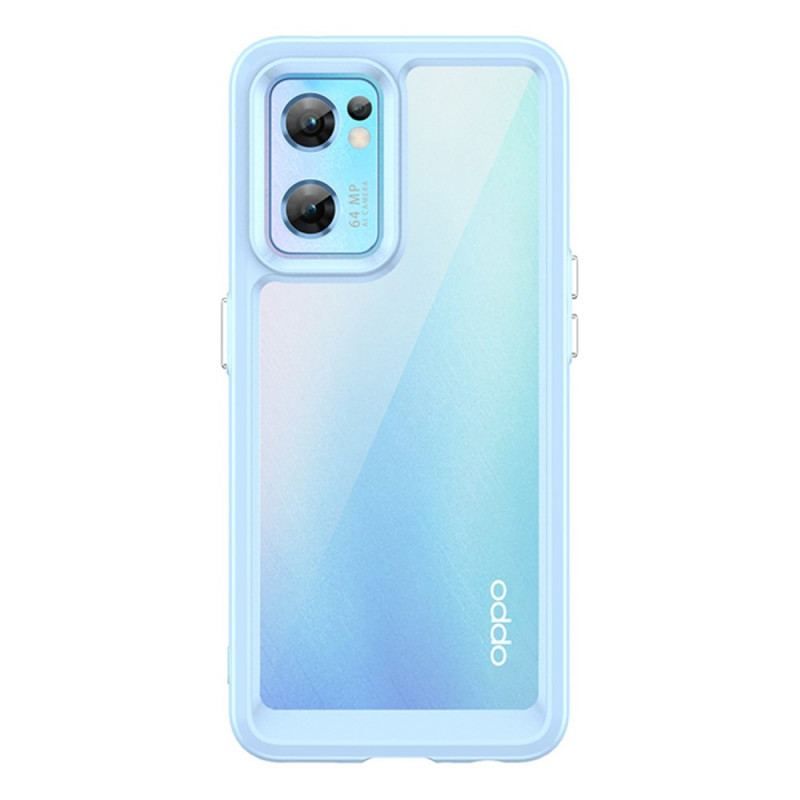 Coque Oppo Find X5 Lite Hybride Rebords Colorés