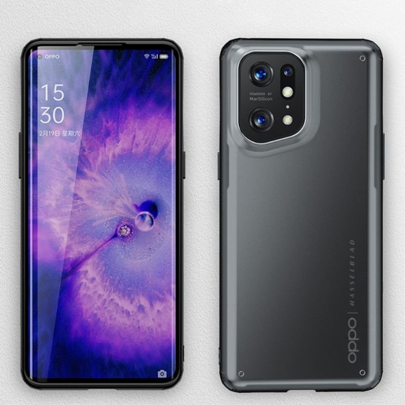 Coque Oppo Find X5 Pro Givrée