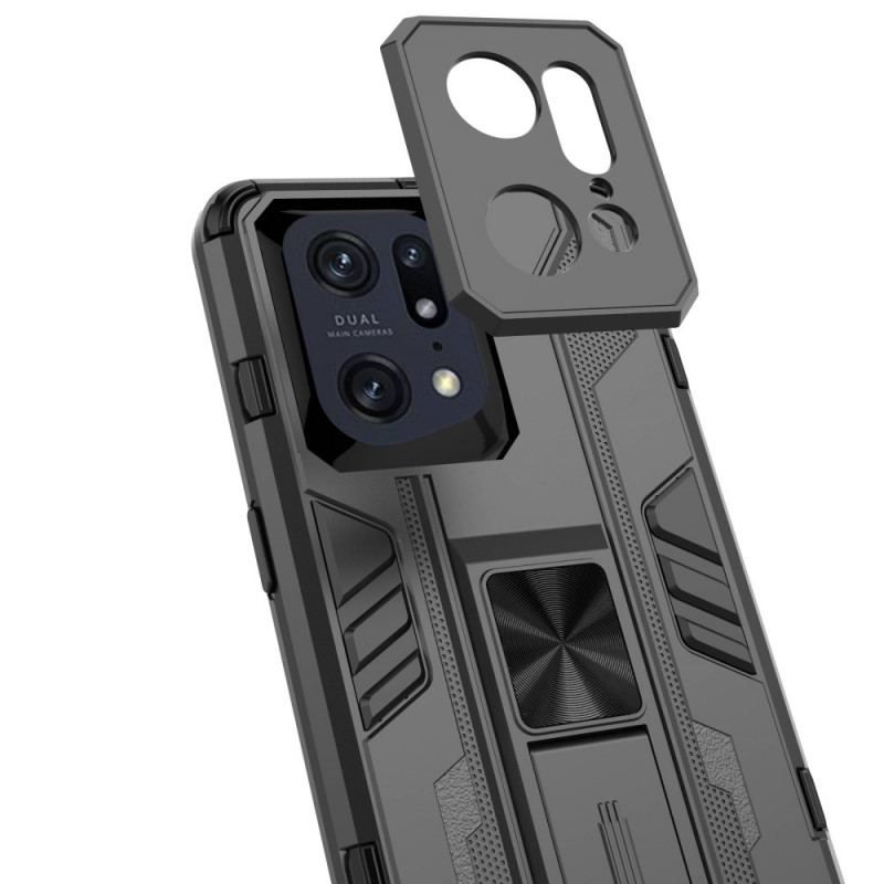 Coque Oppo Find X5 Pro Support Amovible Vertical et Horizontal