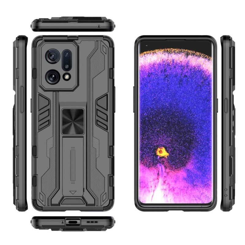 Coque Oppo Find X5 Support Amovible Vertical et Horizontal
