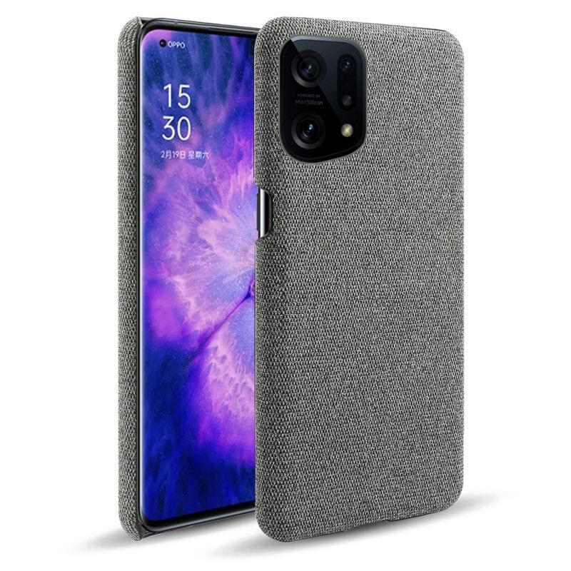 Coque Oppo Find X5 Tissu Chic