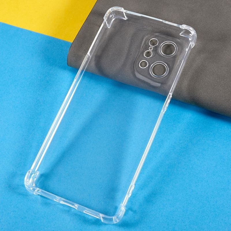 Coque Oppo Find X5 Transparente Coins Renforcés