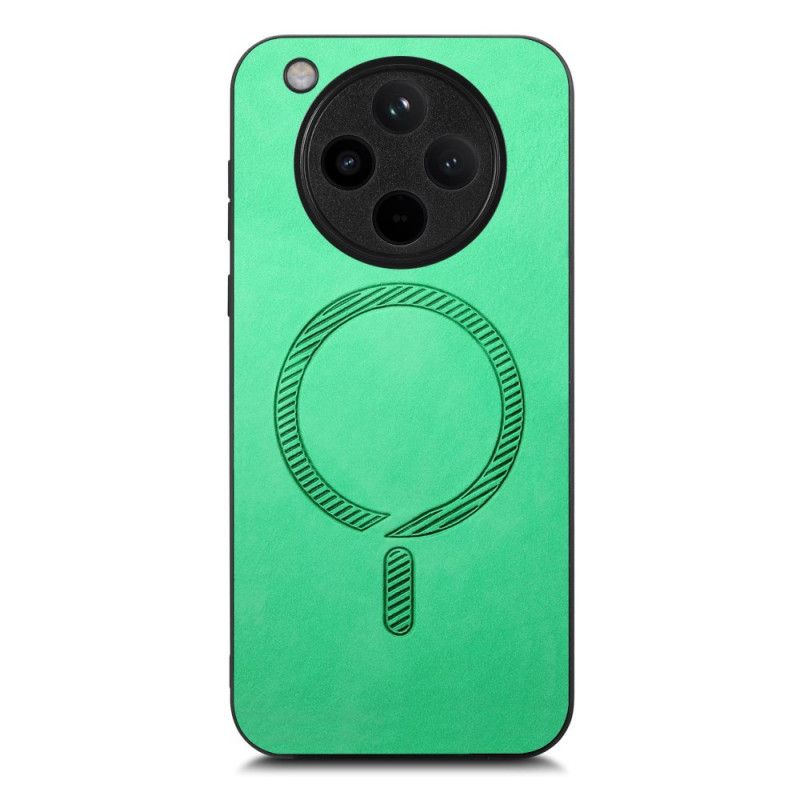 Coque Oppo Find X8 Compatible MagSafe Effet Cuir