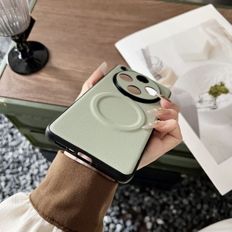 Coque Oppo Find X8 Pro 5G Compatible MagSafe Effet Cuir