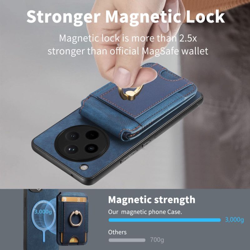 Coque Oppo Find X8 Pro Porte-Carte à Rabat