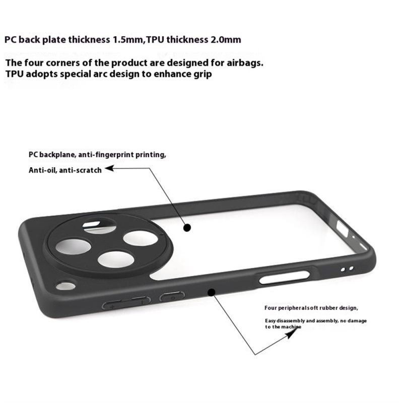 Coque Oppo Find X8 Pro Transparente Rebords Silicone